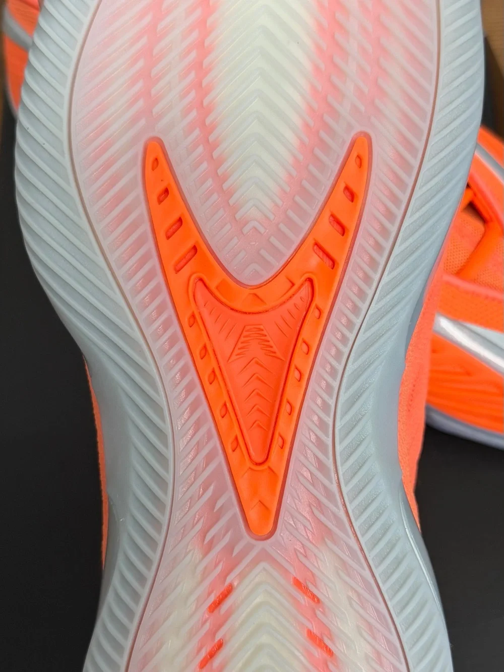 Adidas Anthony Edward’s Men's Bright Orange Athletic Sneakers